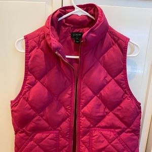 JCrew hot pink excursion vest
